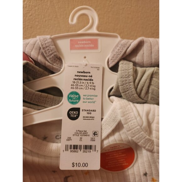 Carters Newborn Just One You Baby Boy Bodysuits & Pants Lot NWT - Picture 3 of 3